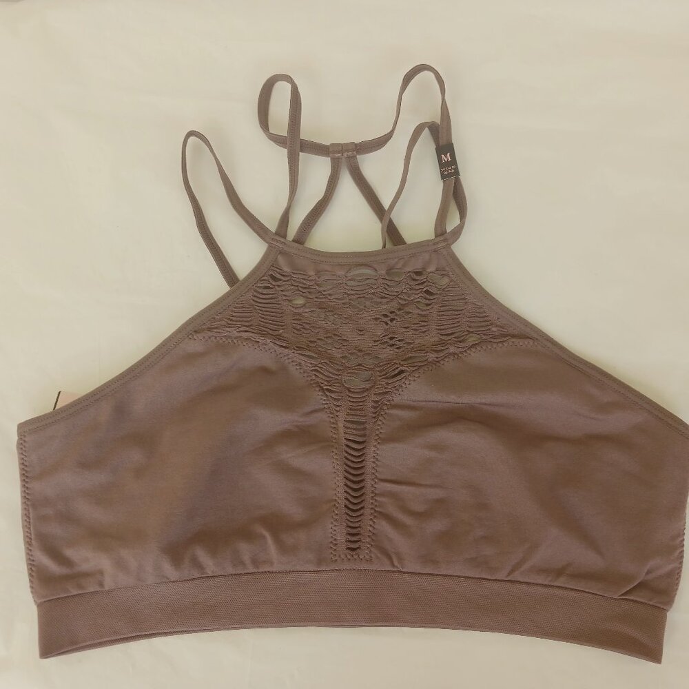 NWT Victoria Secret Bralette Size Medium Brown